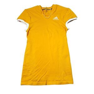 Adidas Men's Primeknit A1 Gold Yellow Football Jersey DQ3452 Size XL Techfit